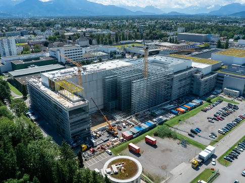 Übersicht Neubau Blum Werk 4 in Bregenz | © Skycopter Übersicht Neubau Blum Werk 4 in Bregenz | © Skycopter