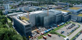 Übersicht Neubau Blum Werk 4 in Bregenz | © Skycopter